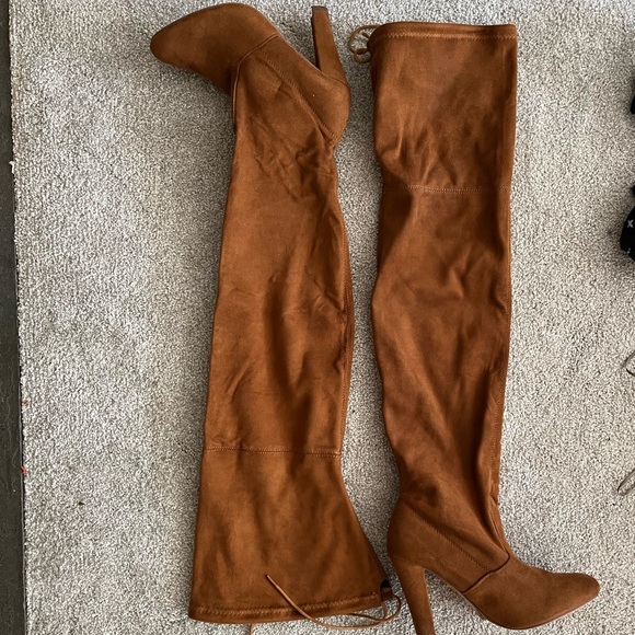 Brown Suede Boots - Picture 1 of 6